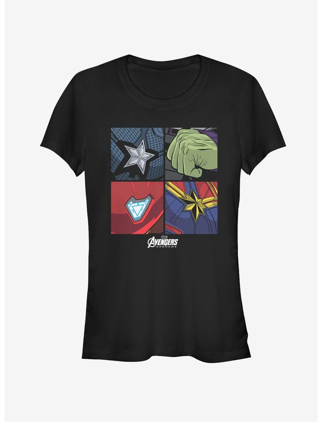 Marvel Avengers Endgame Hero Emblems Girls T-Shirt