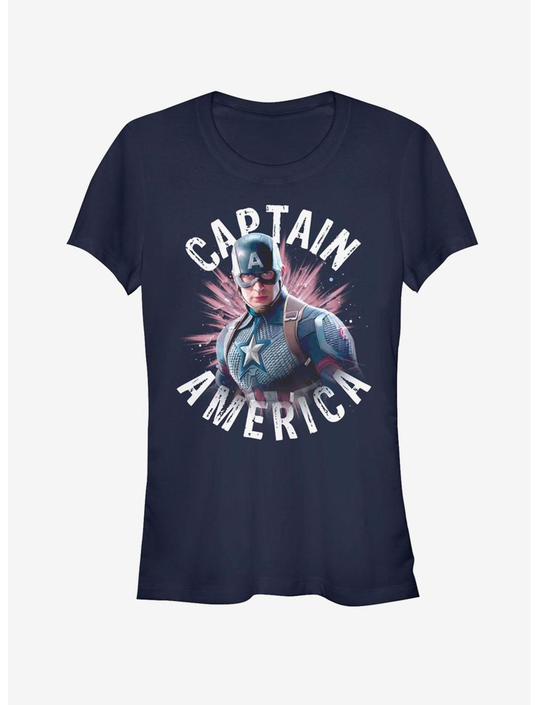 T-shirt Fille Marvel Avengers Endgame Captain America Éclat