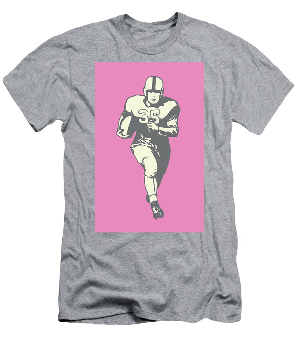 12 Football Player Rushing with Ball Csa Images T-Shirt