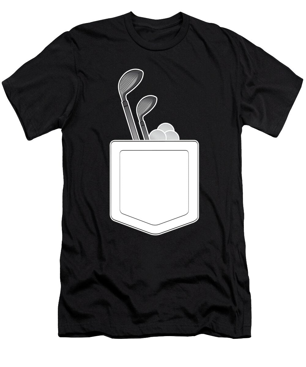 12 Funny Golf Club Ball Hole in One Golfer Gift Muc Designs T-Shirt