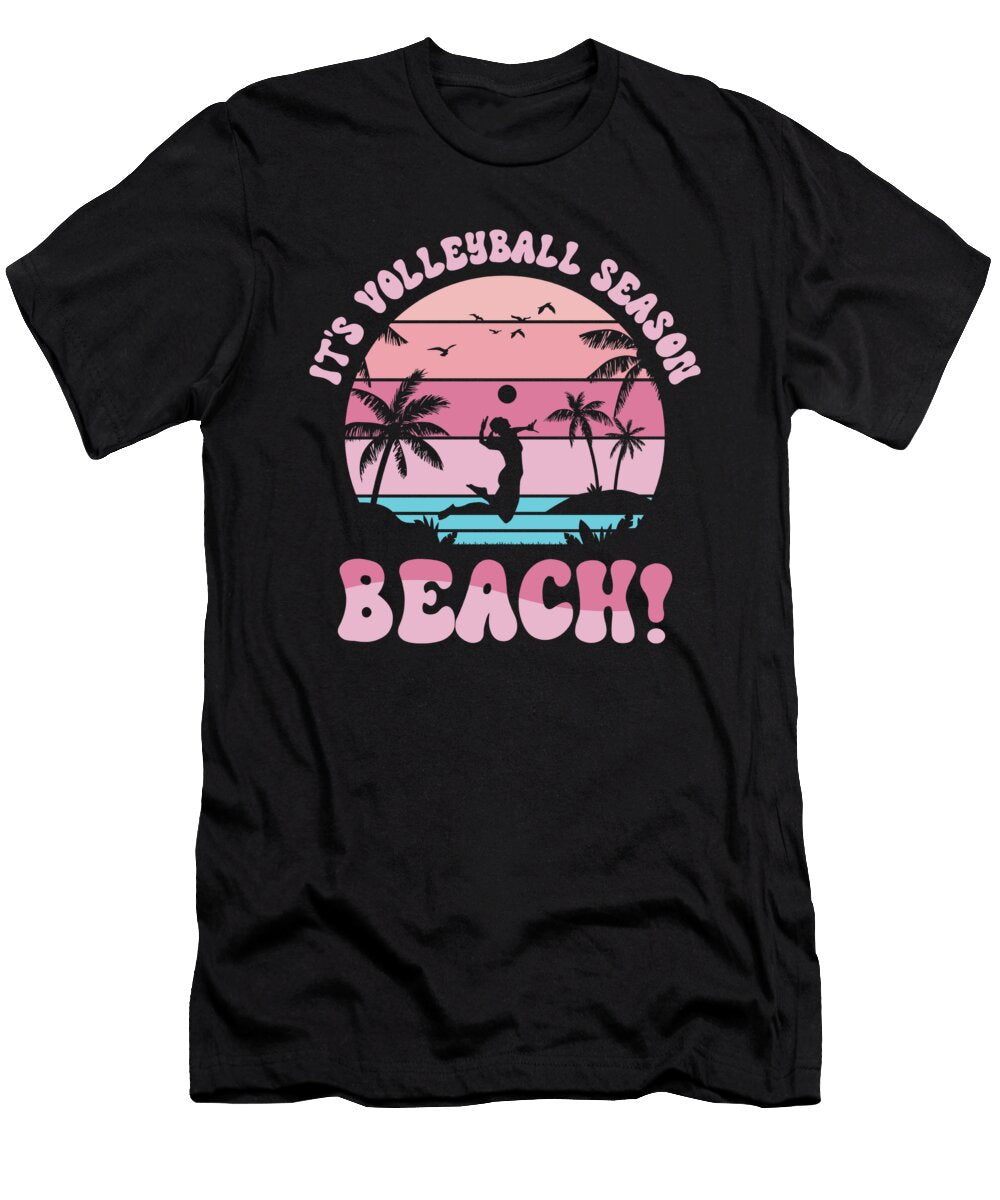 12 Volleyball Tropical Summer Sport Volleyball Players Toms Store T-Shirt