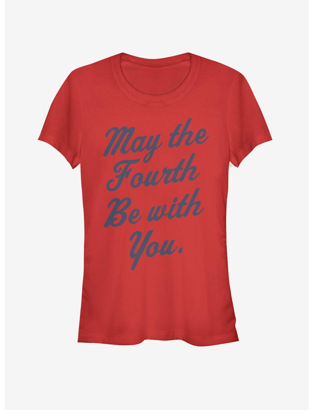 Star Wars Looking May the Fourth Girls T-Shirt