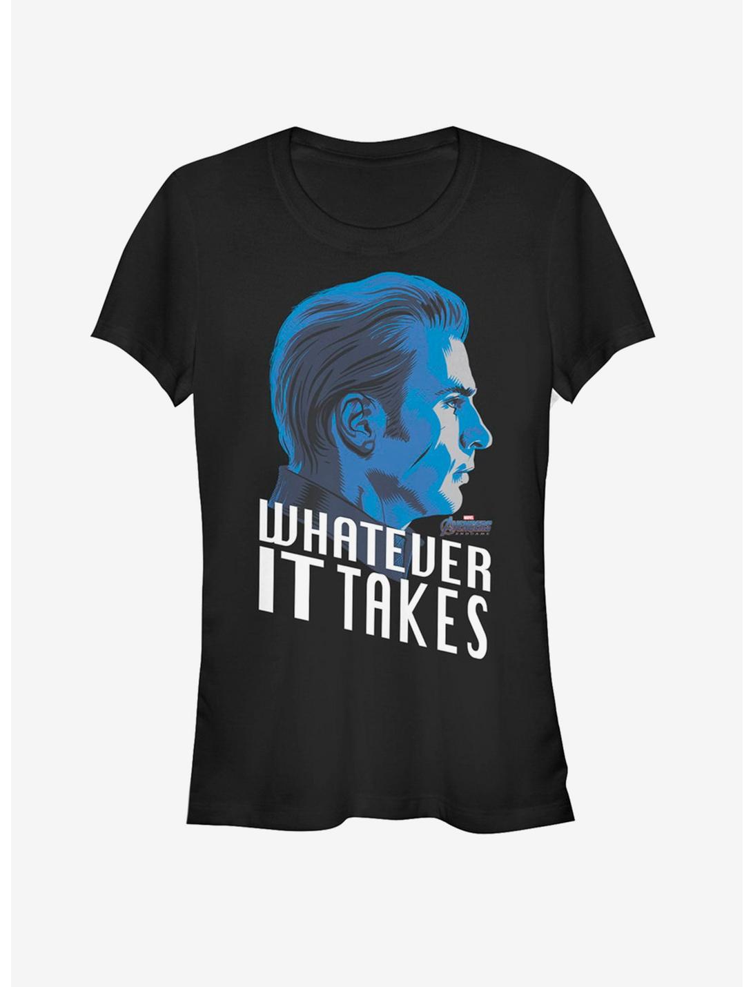 T-shirt Fille Marvel Avengers Endgame Captain America Rassemblement