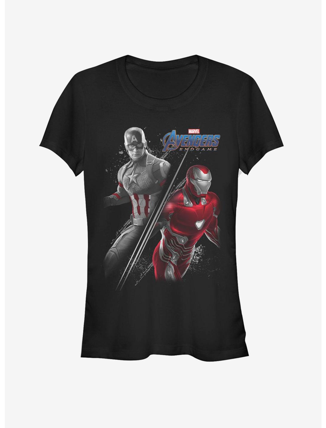 T-shirt Fille Marvel Avengers Endgame Captain America Iron Man