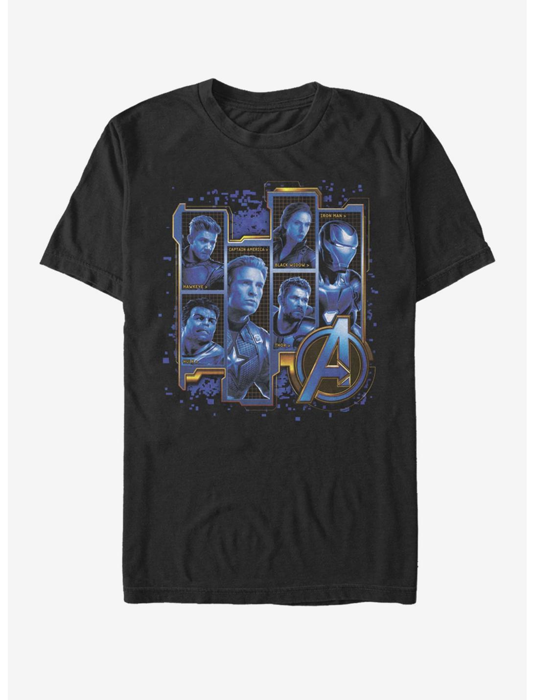 Marvel Avengers: Endgame Blue Box Up T-Shirt