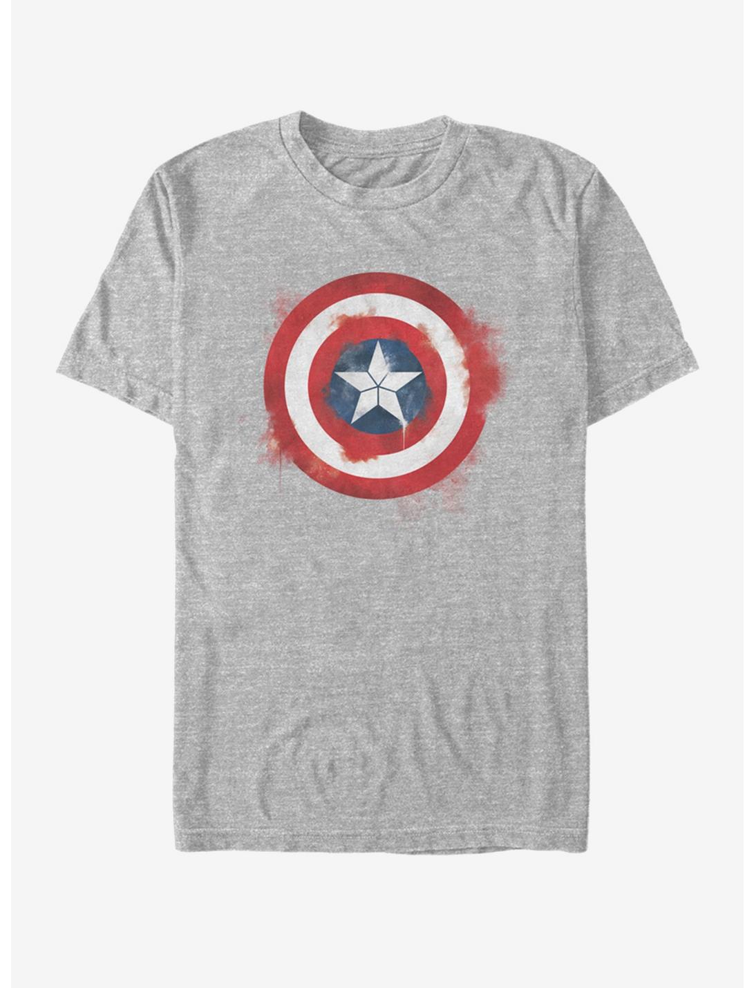 T-shirt Marvel Avengers : Endgame Captain America Logo spray