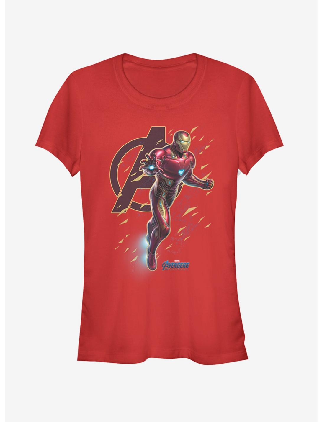 Marvel Avengers: Endgame Suit Flies Girls Red T-Shirt