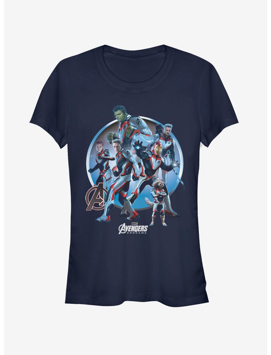 Marvel Avengers: Endgame Unite Girls Navy Blue T-Shirt