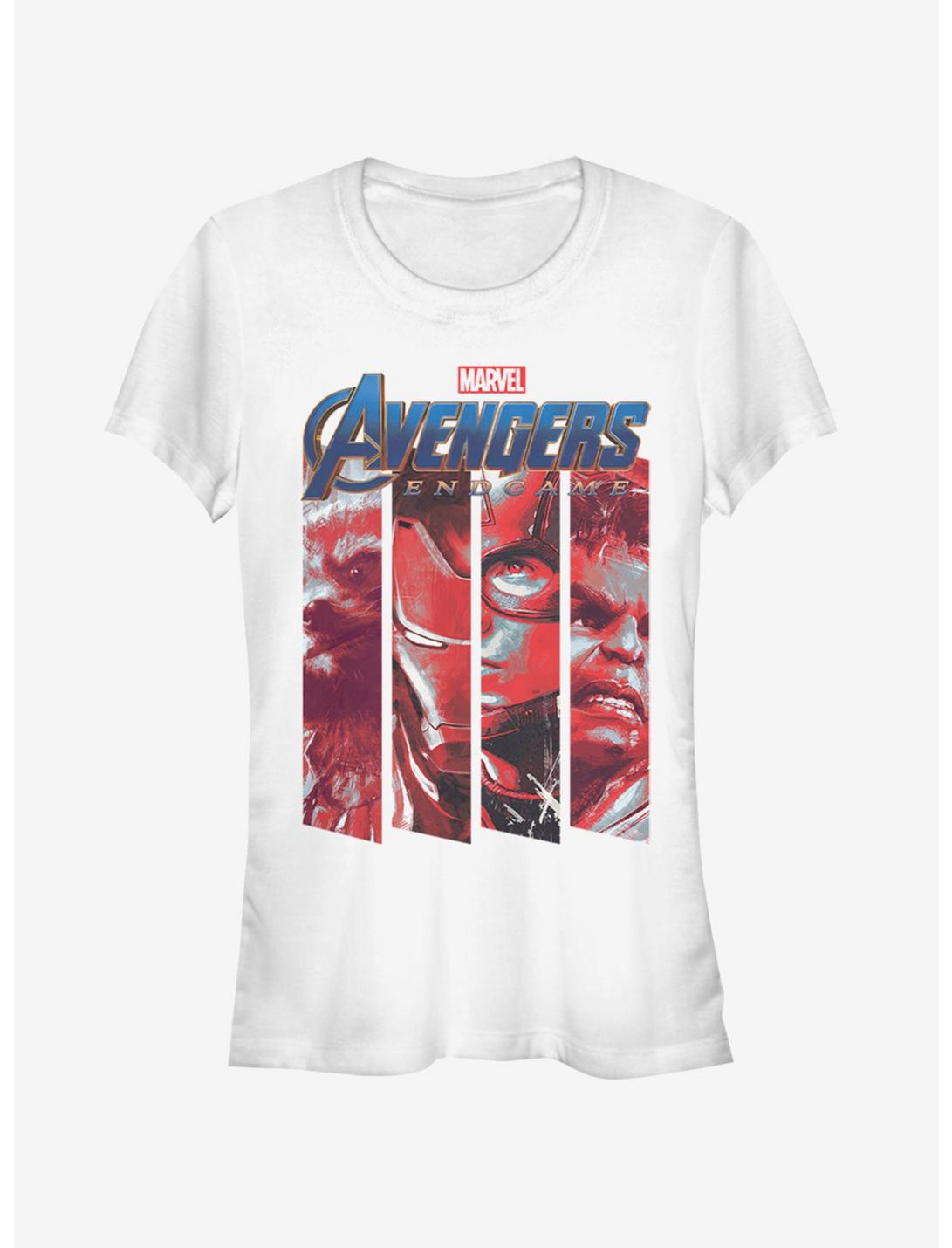 Marvel Avengers: Endgame Four Strong Girls White T-Shirt