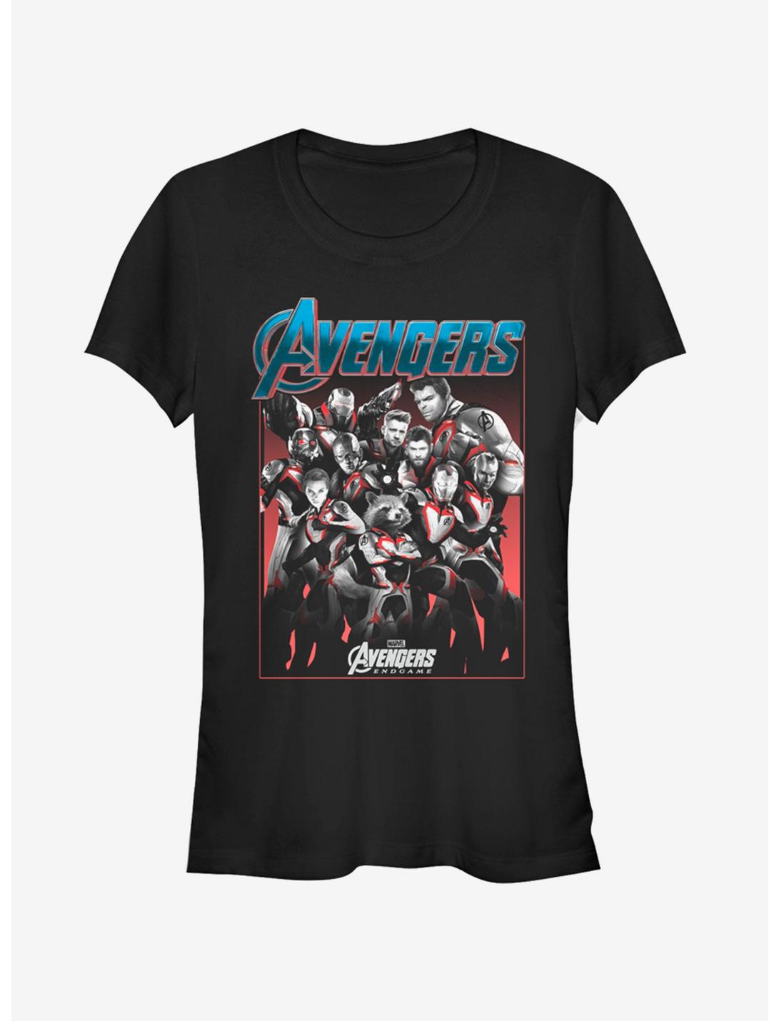 T-shirt Fille Marvel Avengers: Endgame Photo de groupe