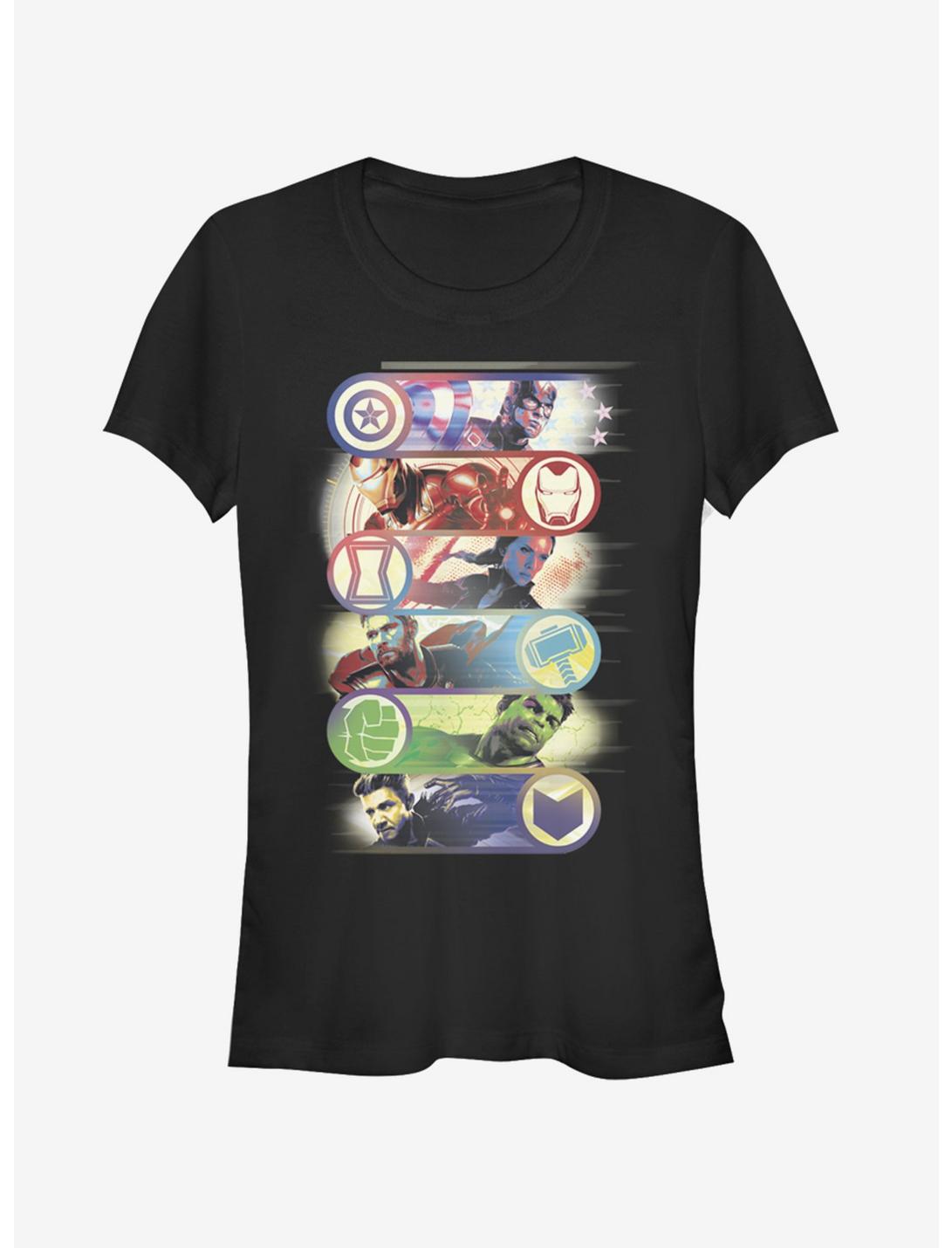 Marvel Avengers: Endgame Avengers Group Badge Girls T-Shirt