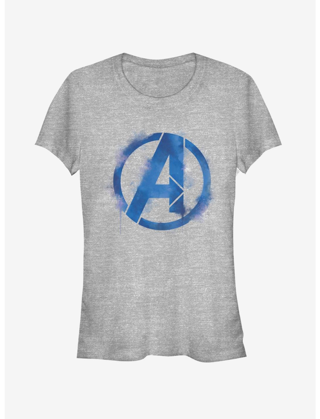 Marvel Avengers: Endgame Avengers Spray Logo Girls Heathered T-Shirt
