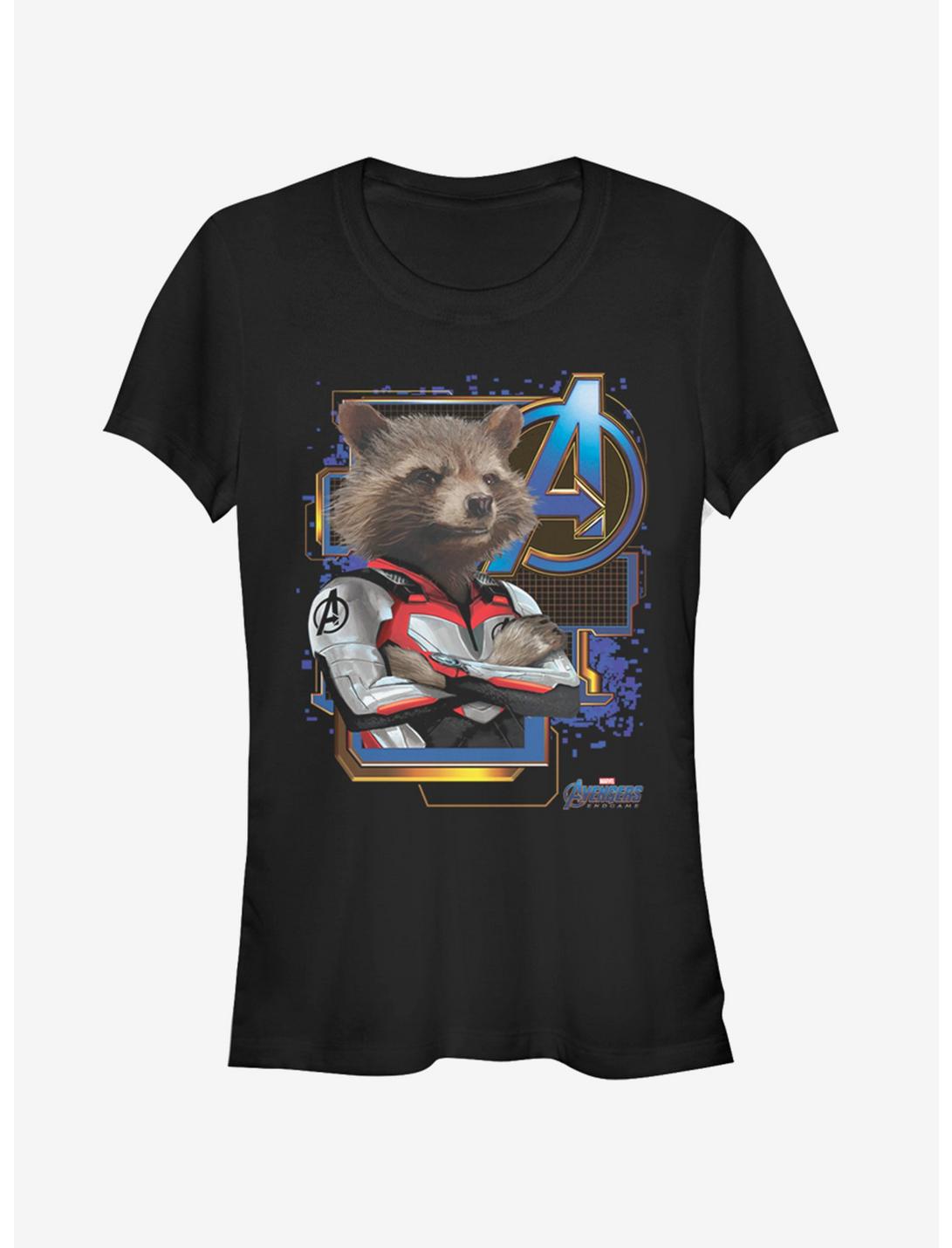 T-shirt Filles Rocket de l'espace Marvel Avengers : Endgame