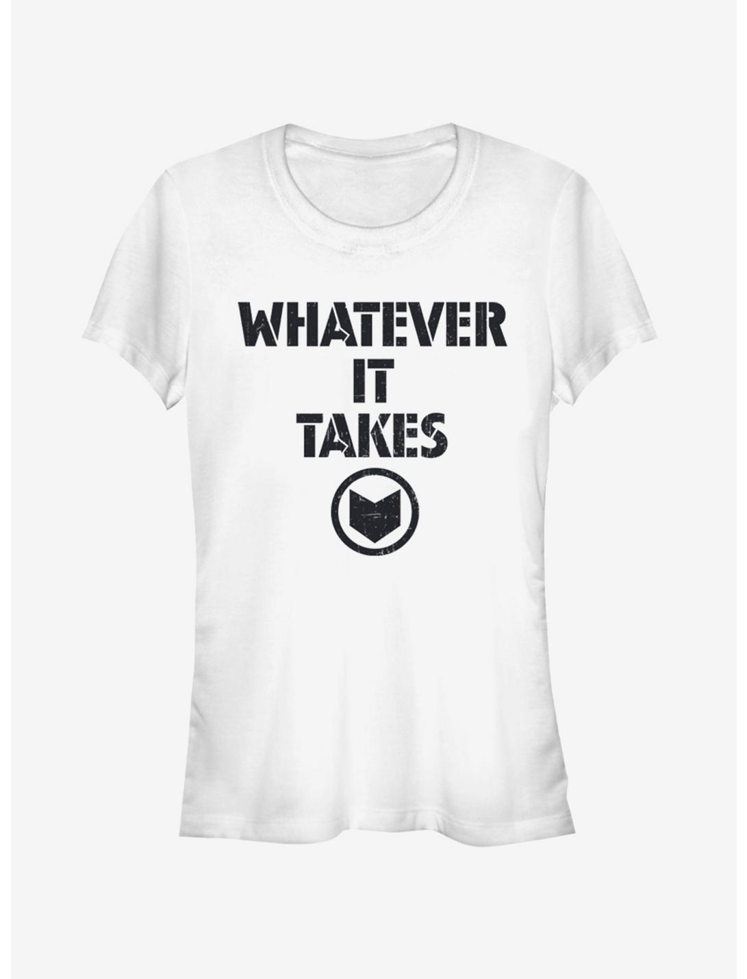 Marvel Avengers: Endgame Shield Spirit Girls White T-Shirt