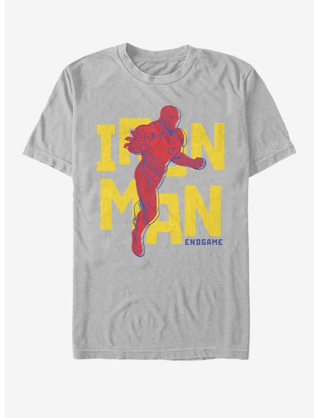 Marvel Avengers: Endgame Text Pop Iron Man T-Shirt