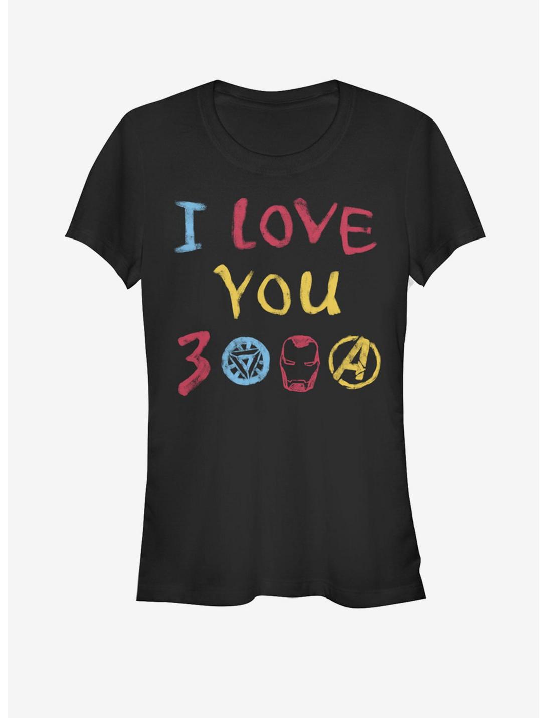 Marvel Avengers: Endgame Love Hand Drawn Girls T-Shirt