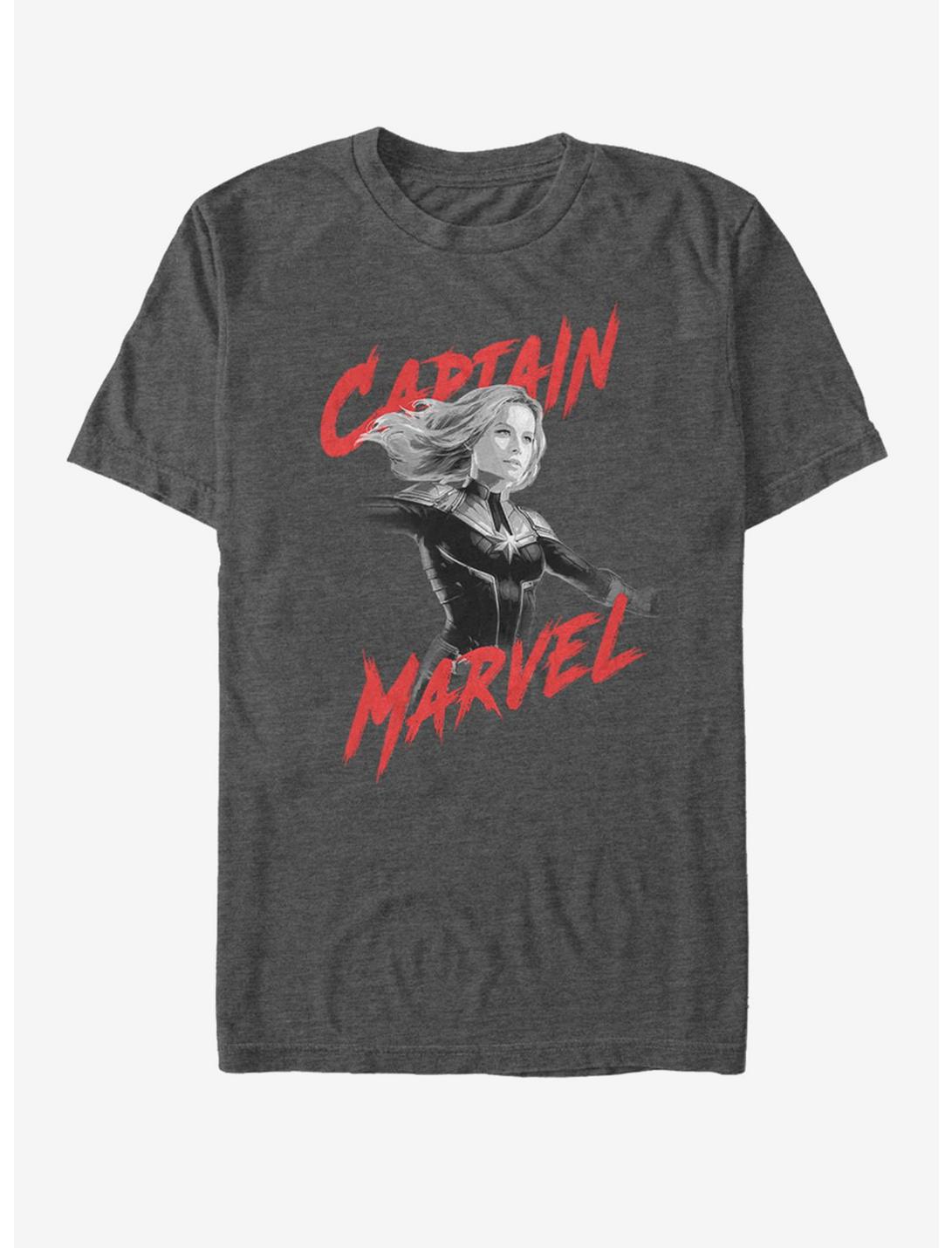Marvel Avengers: Endgame High Contrast Captain Marvel T-Shirt