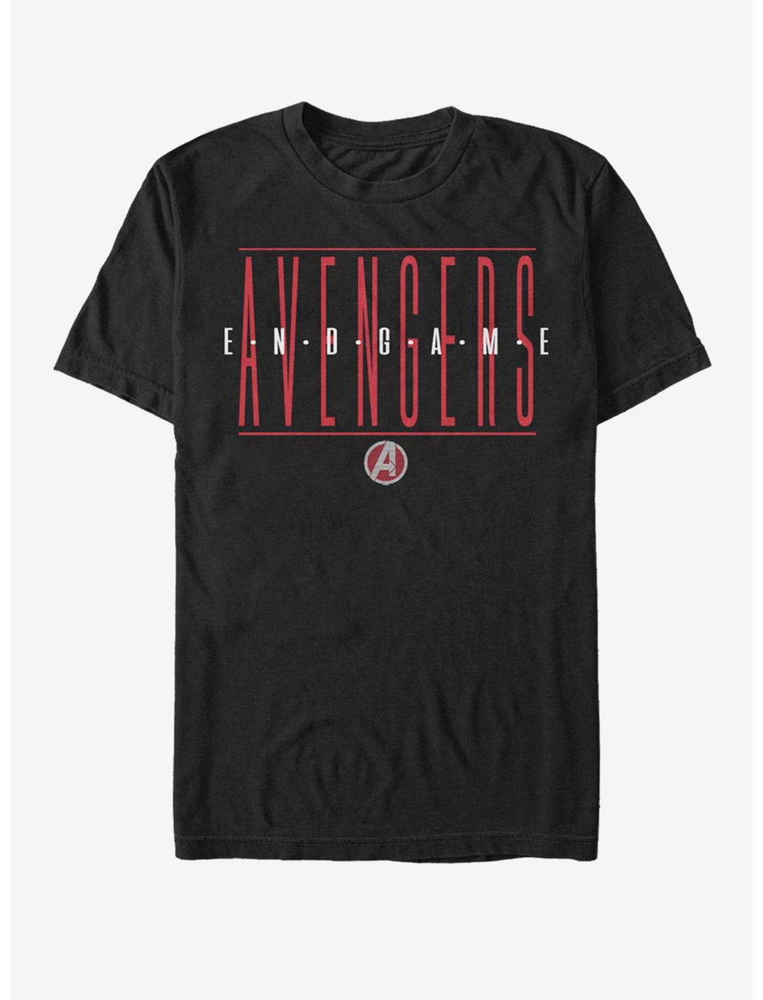 Marvel Avengers: Endgame Strikethrough Text T-Shirt