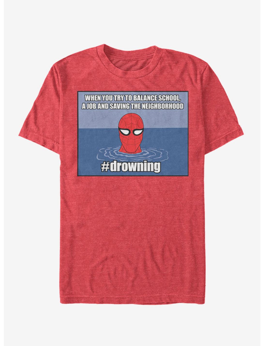 Marvel Spider-Man #drowning T-Shirt