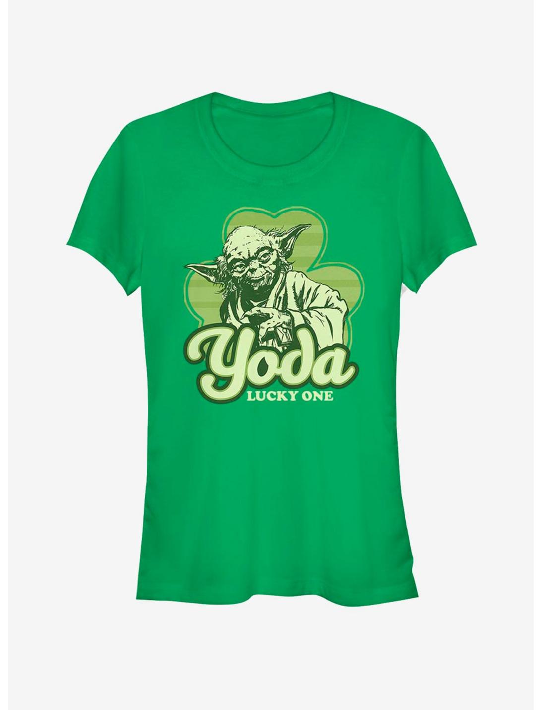 Star Wars Yoda Lucky Retro Girls T-Shirt