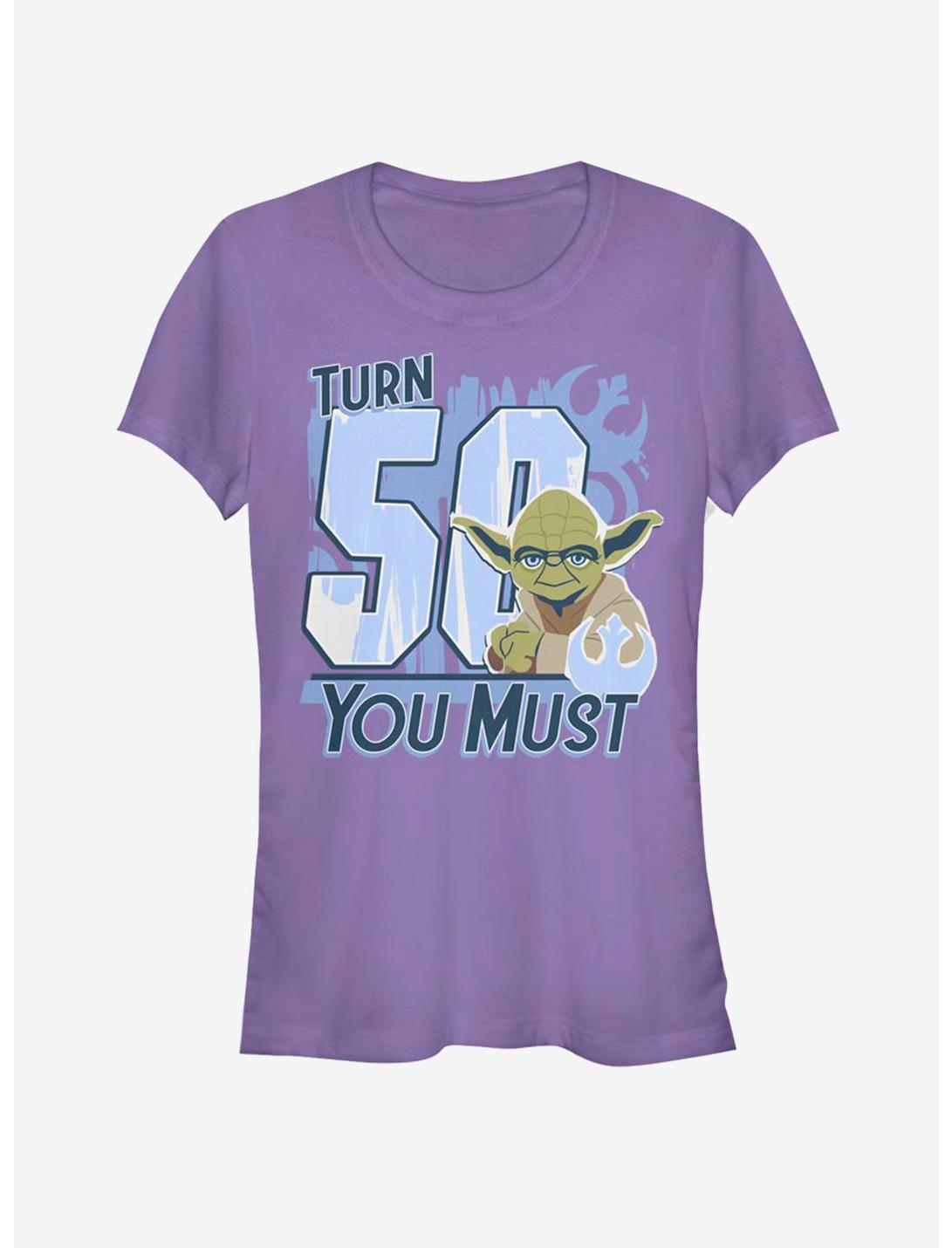 Star Wars Turn 50 You Must Girls T-Shirt