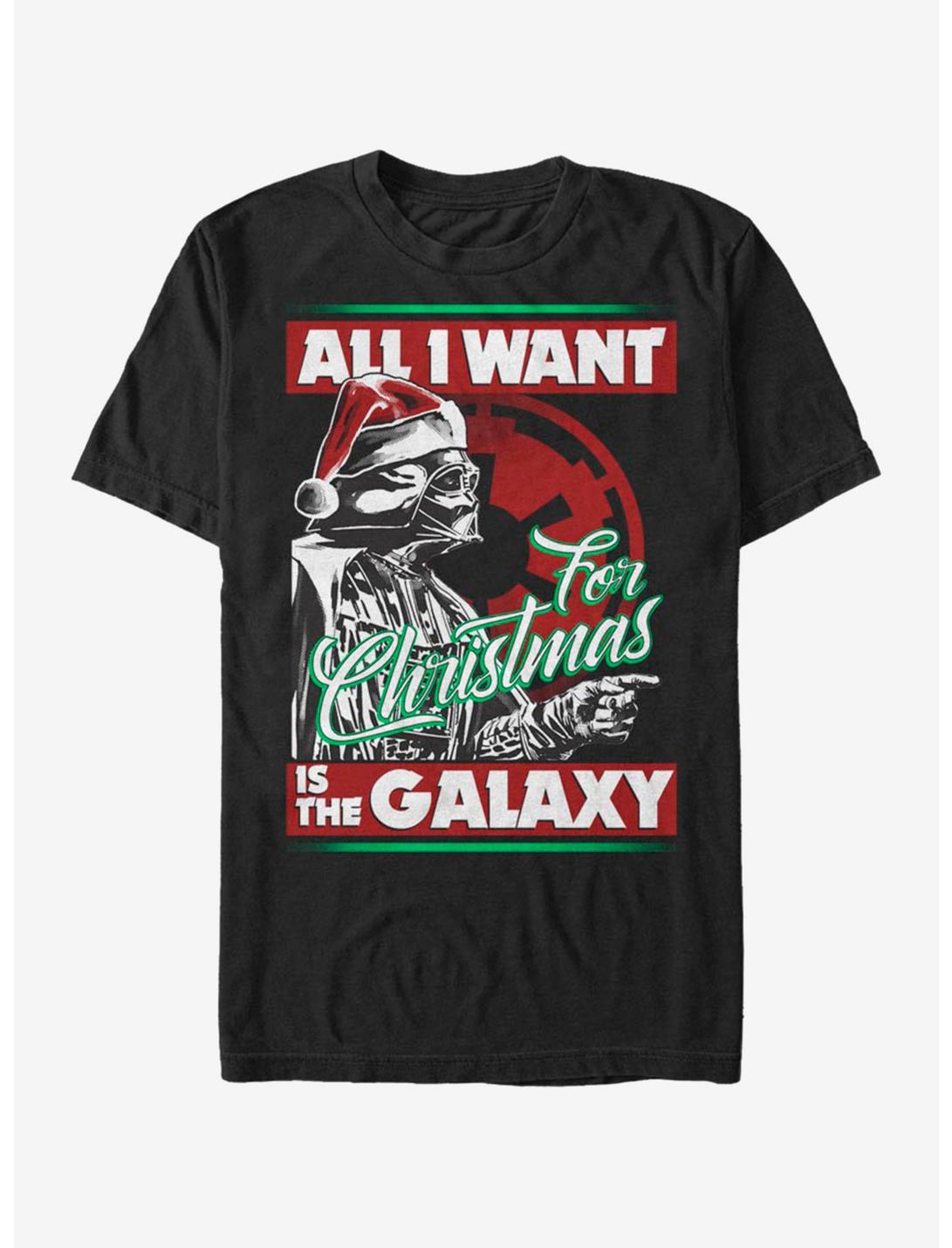 Star Wars Vader Xmas Galaxy T-Shirt
