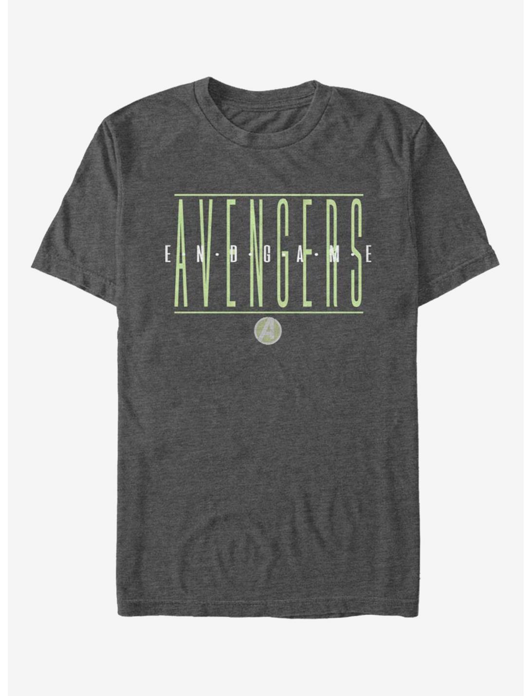 Marvel Avengers Strikethrough Text T-Shirt