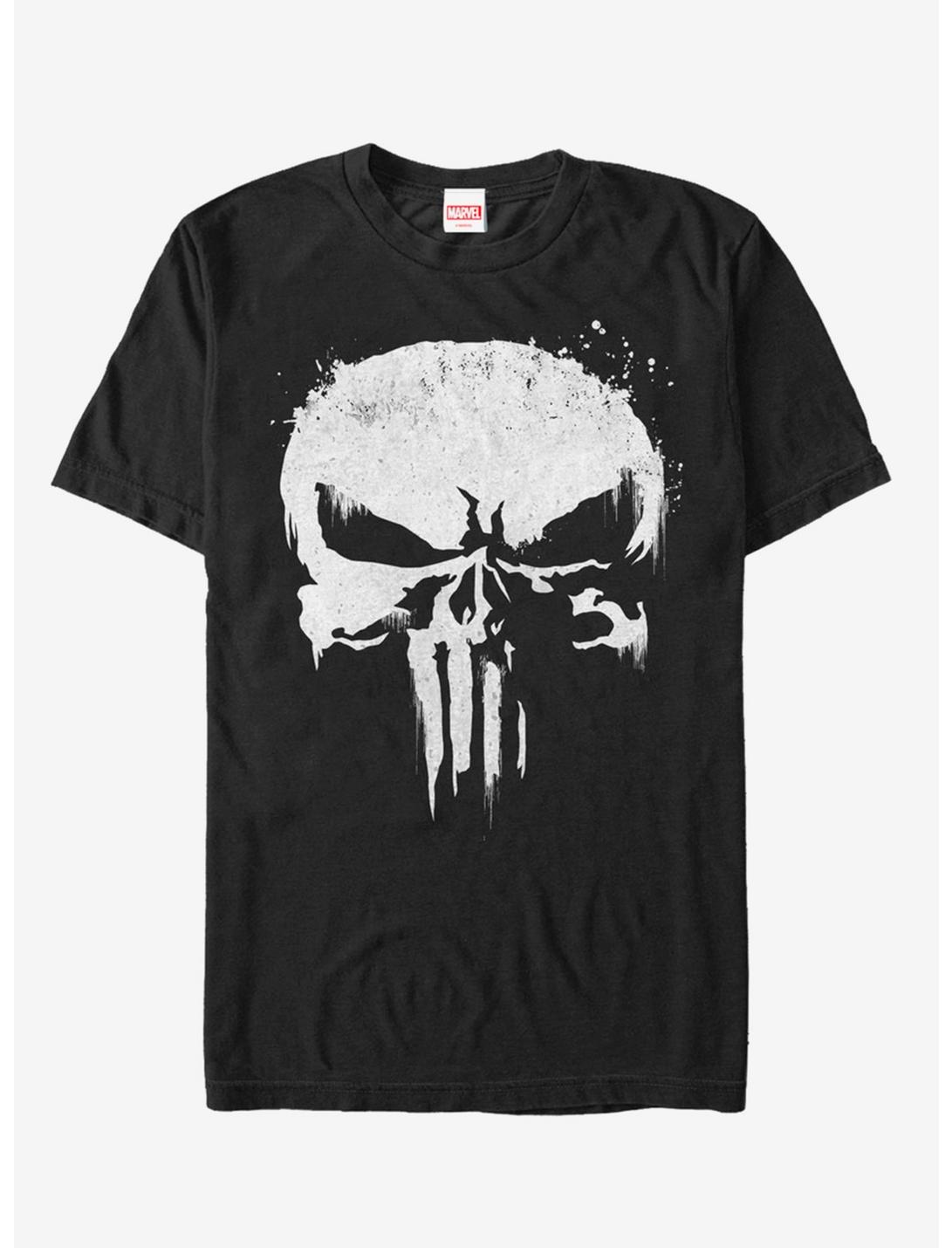 Marvel Punisher Punisher White Out T-Shirt