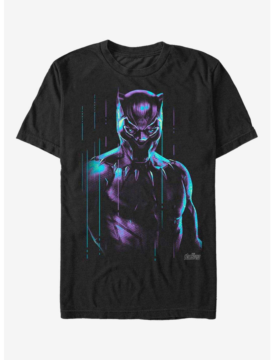 Marvel Black Panther Panther Retro Glow T-Shirt