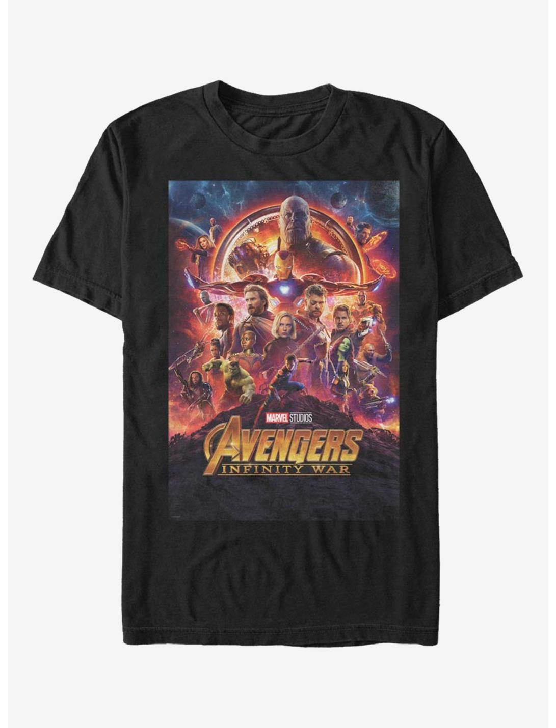 Marvel Avengers Infinity War Poster T-Shirt