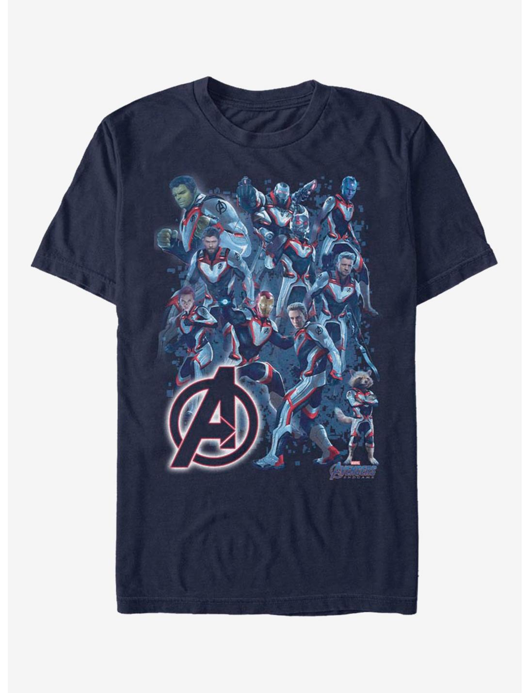 Marvel Avengers Suit Group T-Shirt