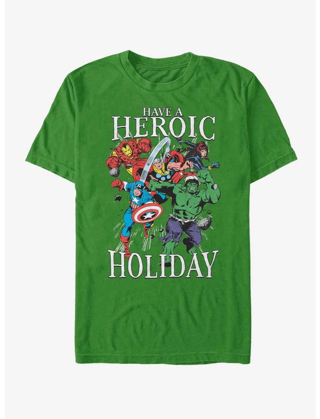 Marvel Avengers Heroic Family Holiday T-Shirt