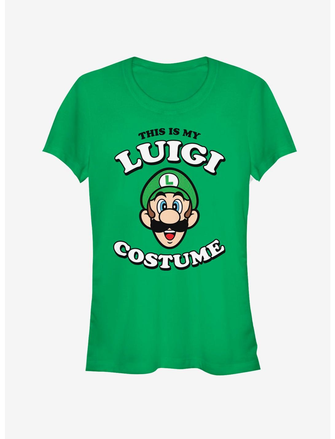 Nintendo Luigi Costume Girls T-Shirt