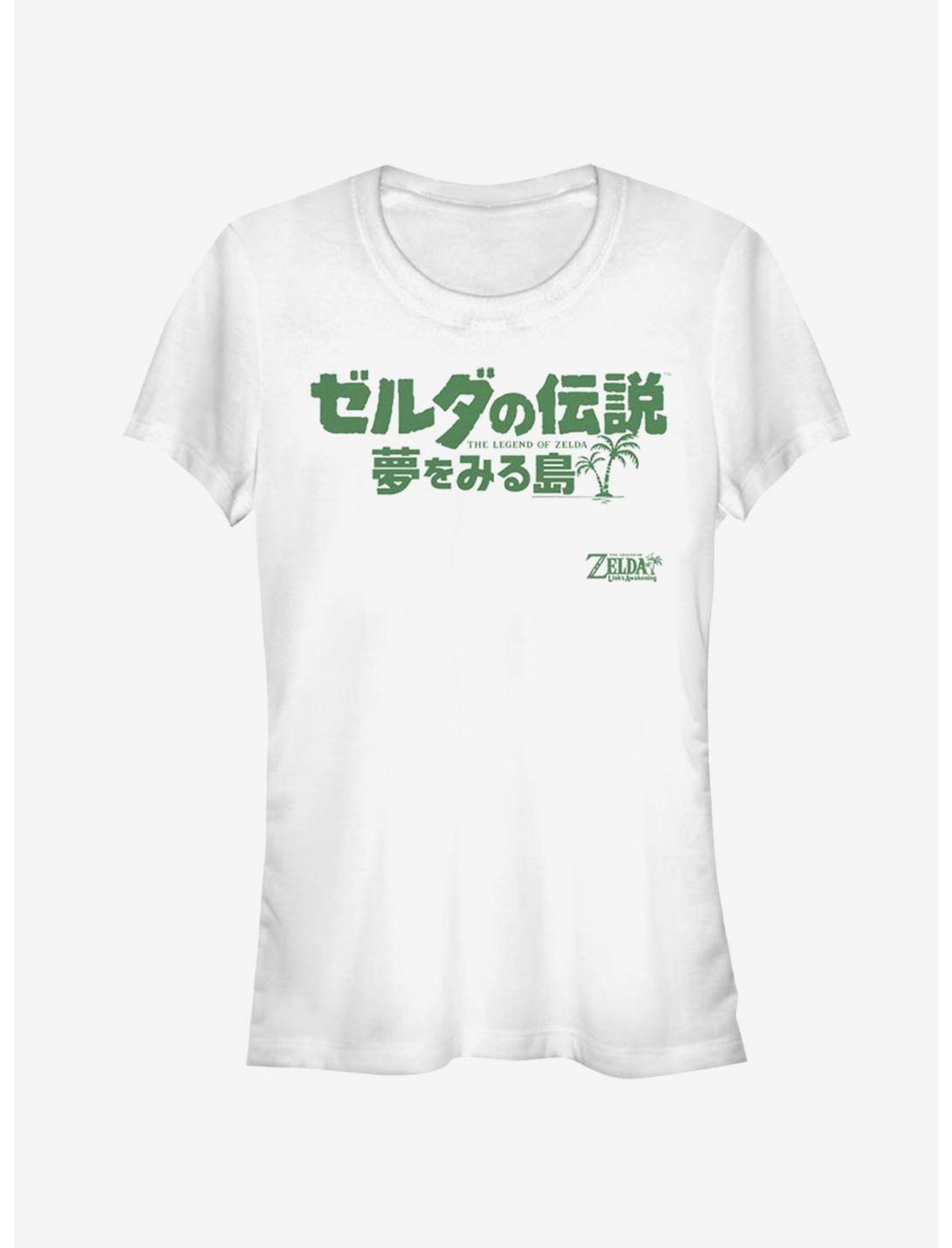 Nintendo The Legend of Zelda: Link's Awakening Japanese Logo Girls T-Shirt