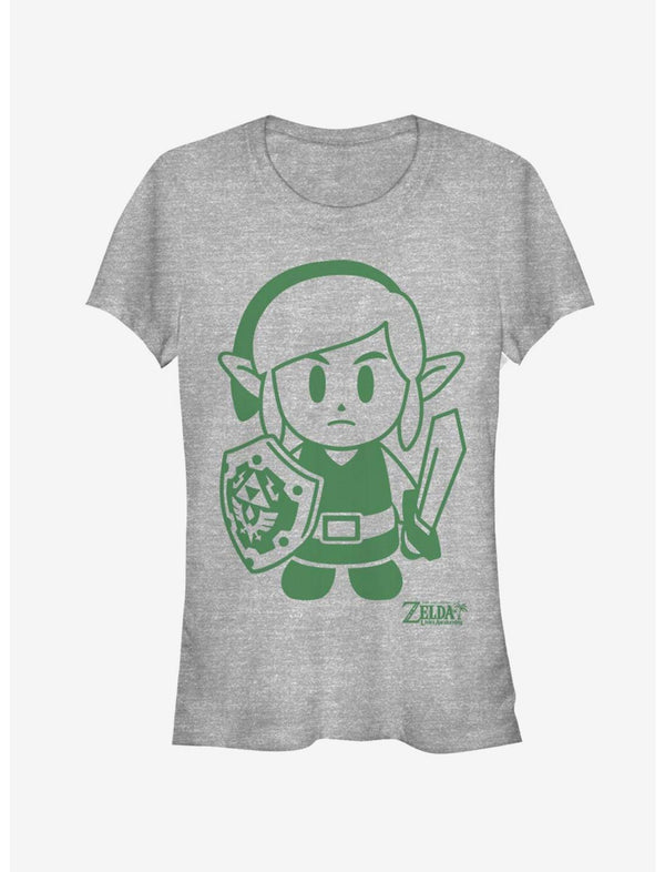 Nintendo The Legend of Zelda: Link's Awakening Link Avatar Outline Girls T-Shirt
