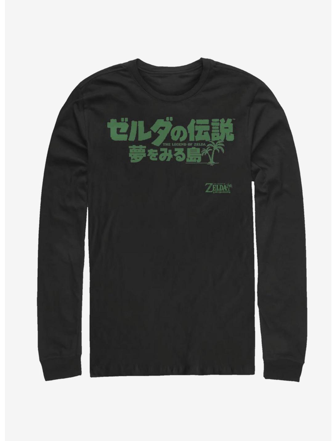 T-shirt à manches longues Nintendo The Legend of Zelda: Link's Awakening Logo Japonais