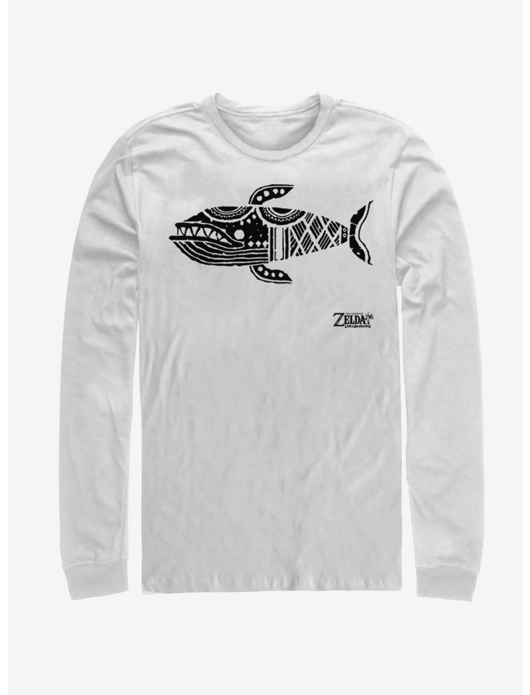 T-shirt manches longues Nintendo The Legend of Zelda: Link's Awakening Glyphe Baleine