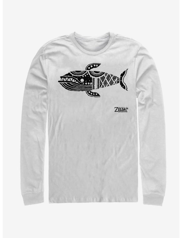 Nintendo The Legend of Zelda: Link's Awakening Whale Glyph Long-Sleeve T-Shirt