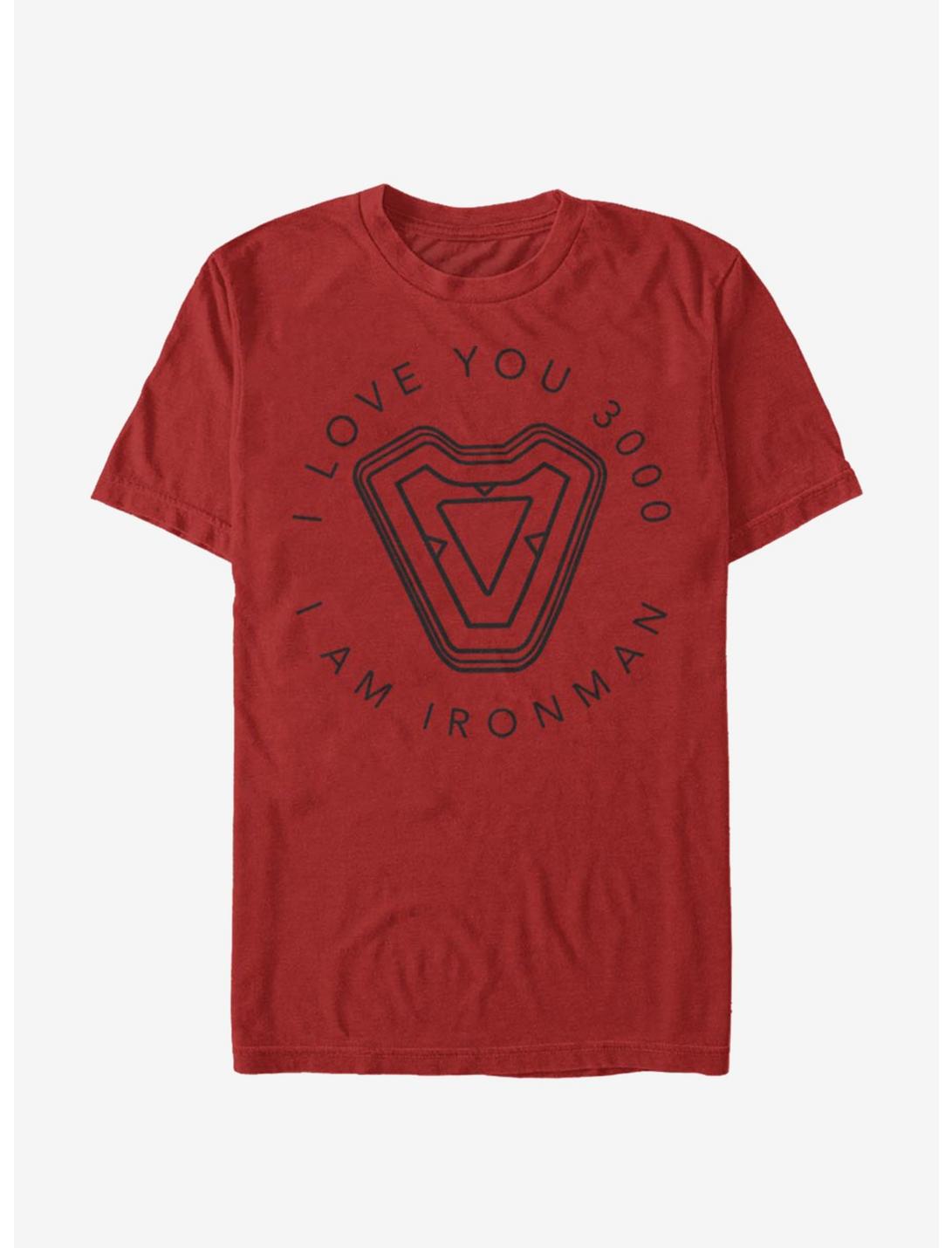 Marvel Avengers : Endgame Iron Man's Heart T-Shirt