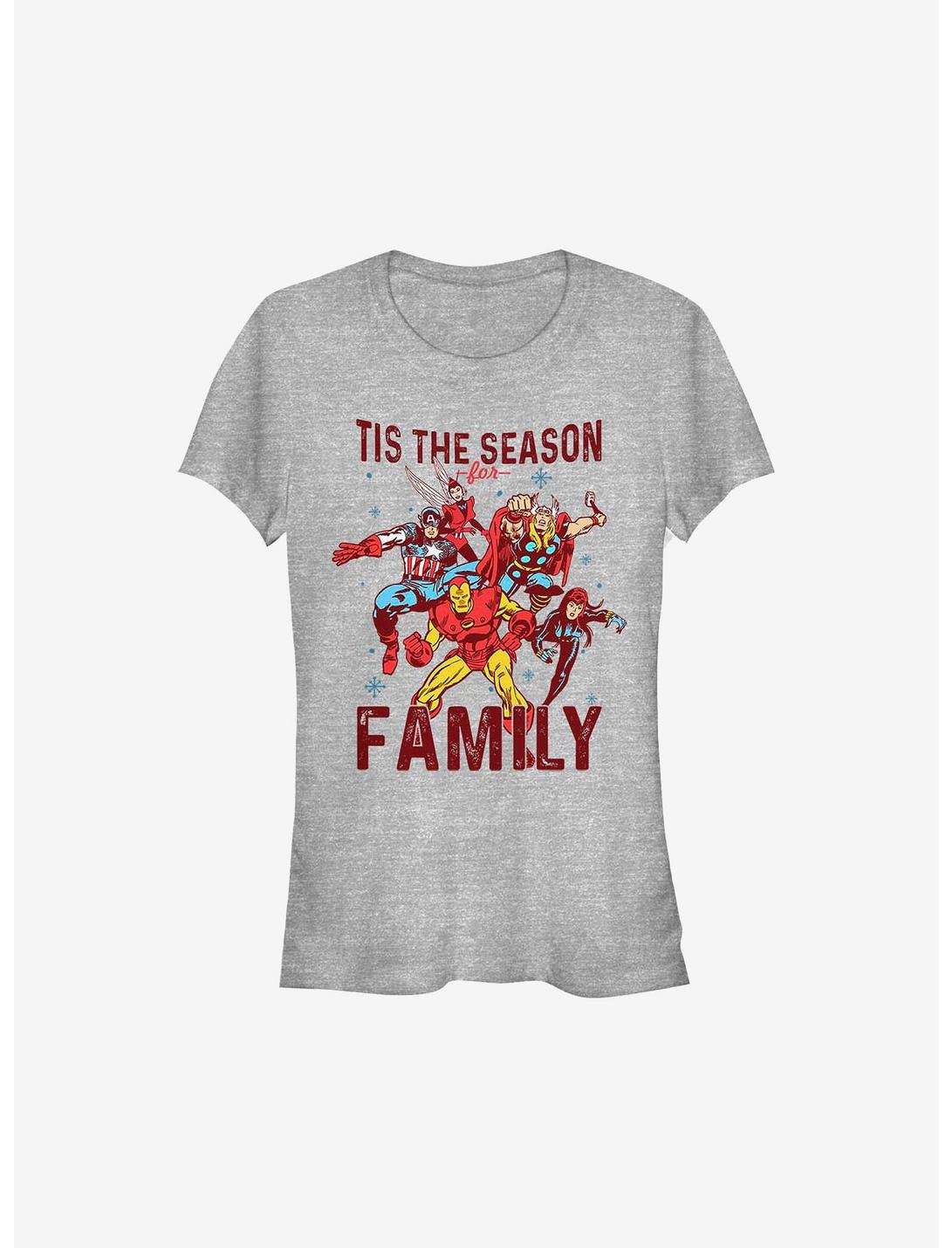 Marvel Avengers Family Season Holiday Girls T-Shirt