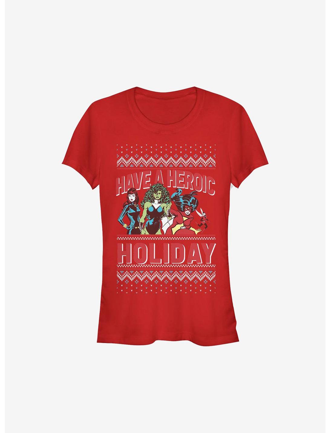 Marvel Avengers Heroic Holiday Girls T-Shirt