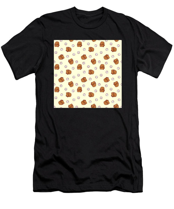 13 Baseball Pattern Catcher Homerun Team Pitcher Mister T-Shirt