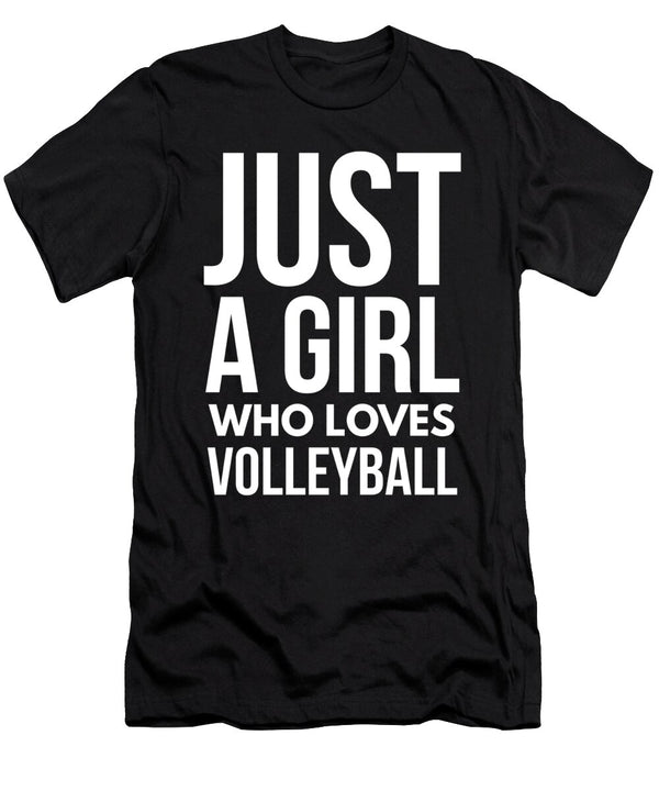 13 Just a Girl Who Loves Volleyball Organicfoodempire T-Shirt