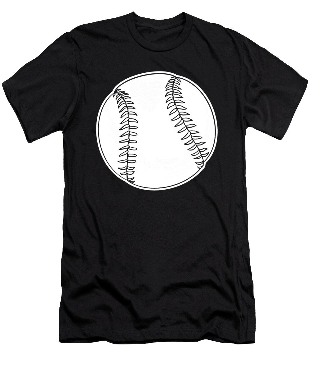 13 Softball Catcher Batter Pitcher Softball Crazy Squirrel T-Shirt
