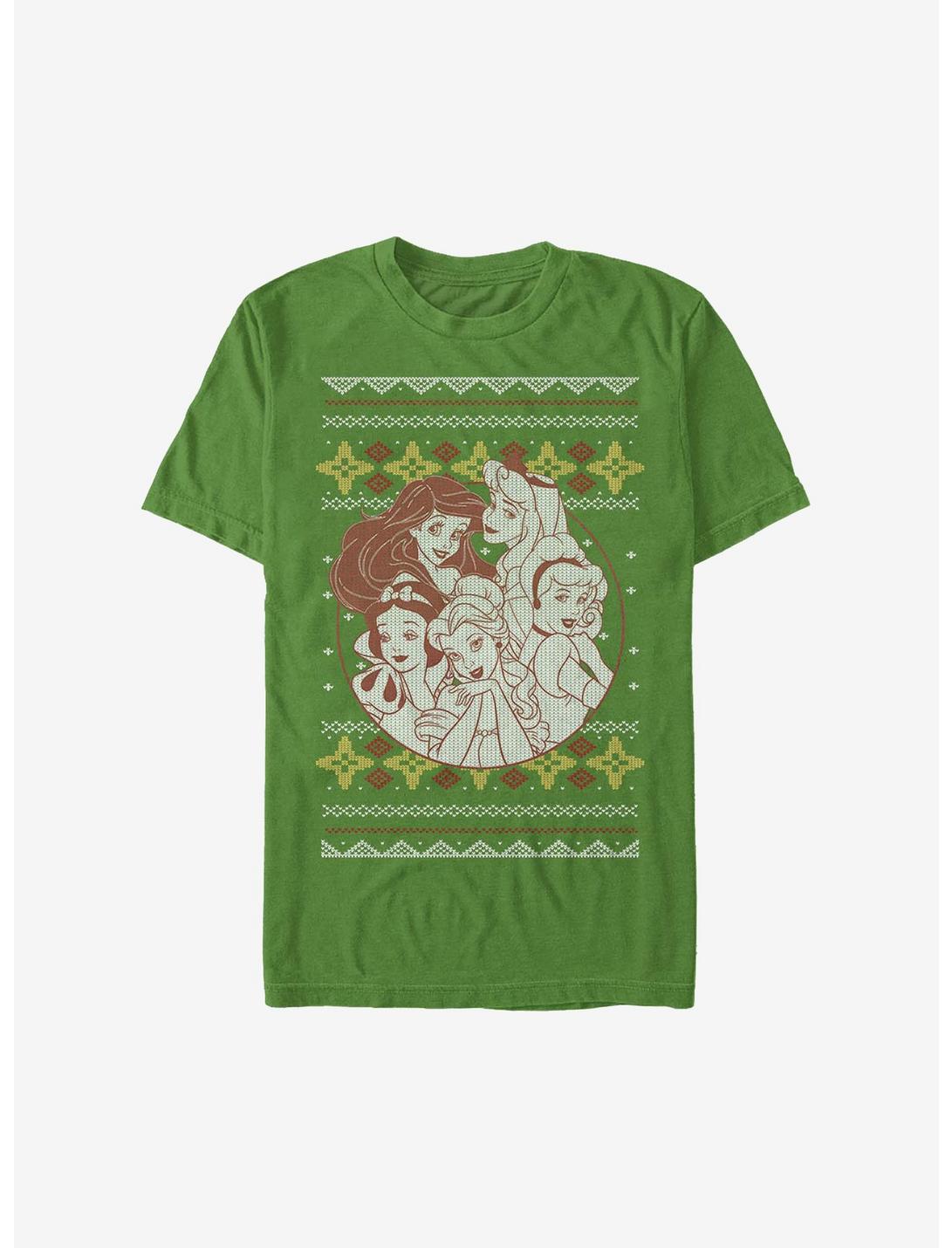 Disney Princesses Group Christmas Print T-Shirt