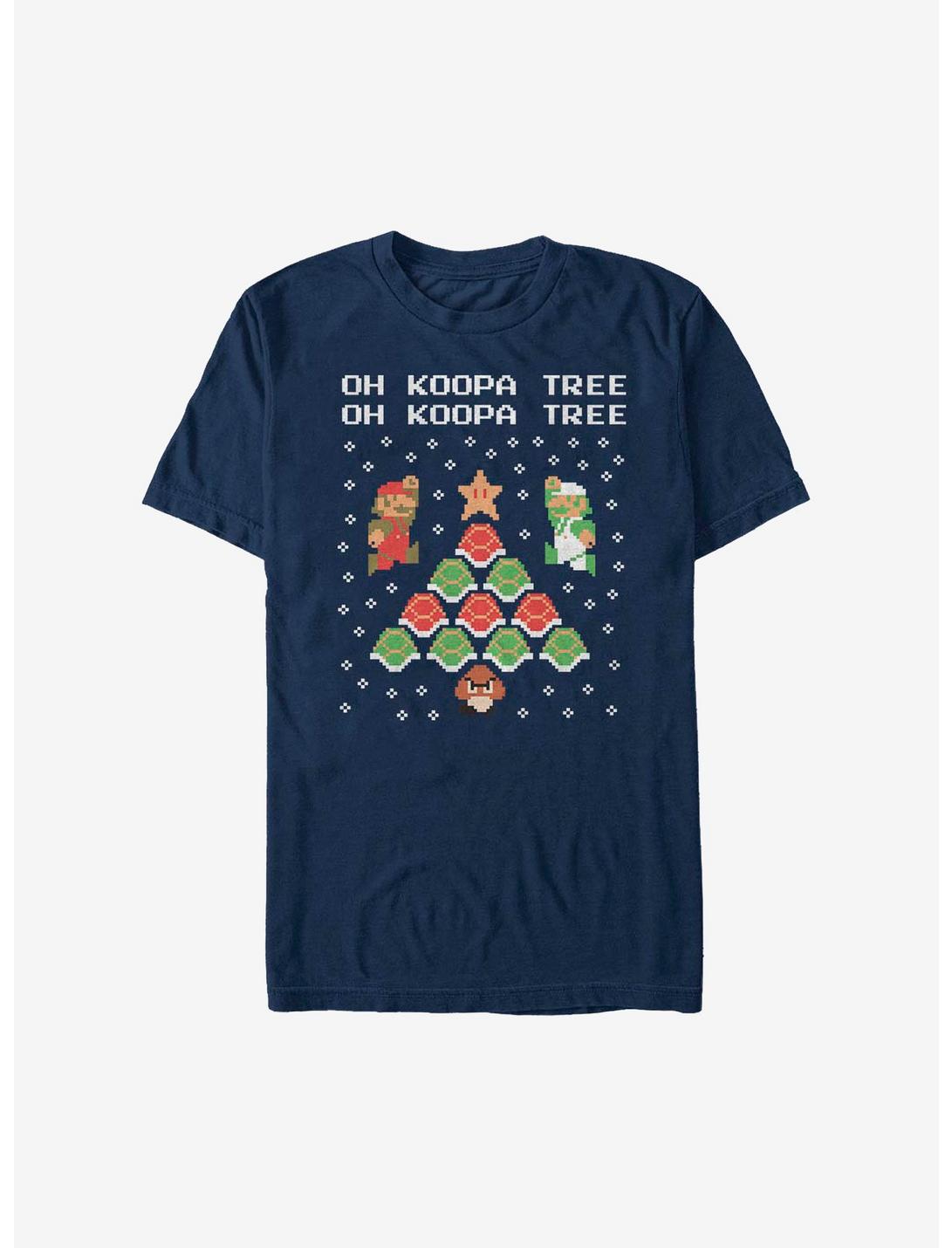 Super Mario Koopa Holiday Tree T-Shirt