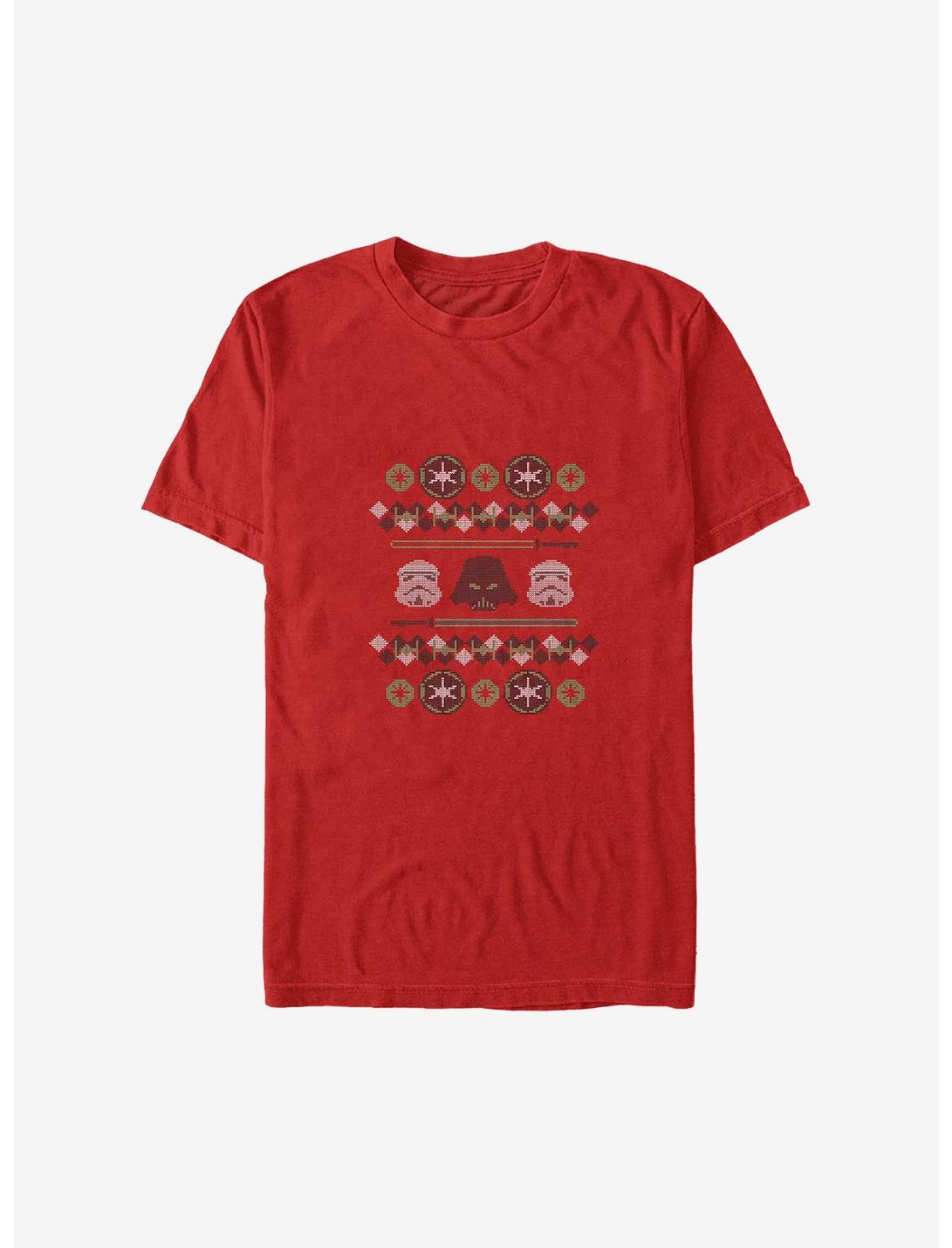 Star Wars Empire Holiday Christmas Pattern T-Shirt