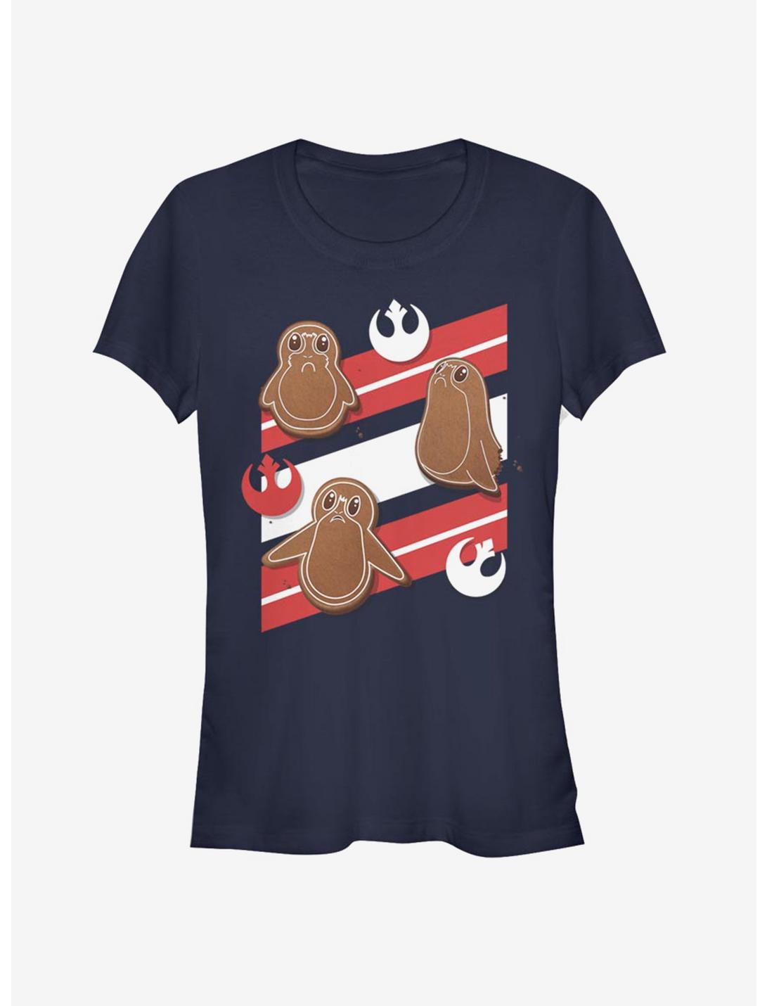 Star Wars Ginger Porg Christmas Cookie Girls T-Shirt