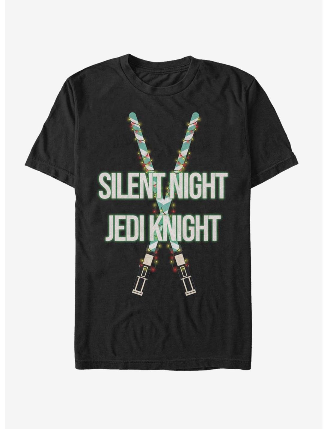 Star Wars Silent Night Jedi Knight Lightsaber T-Shirt