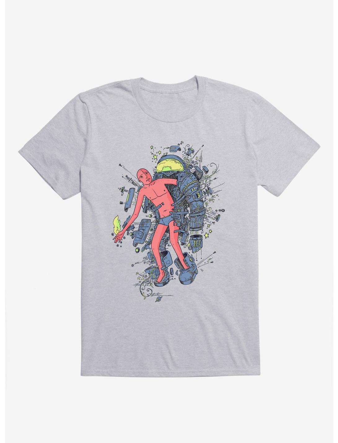 Disconnect Robot Sport Grey T-Shirt